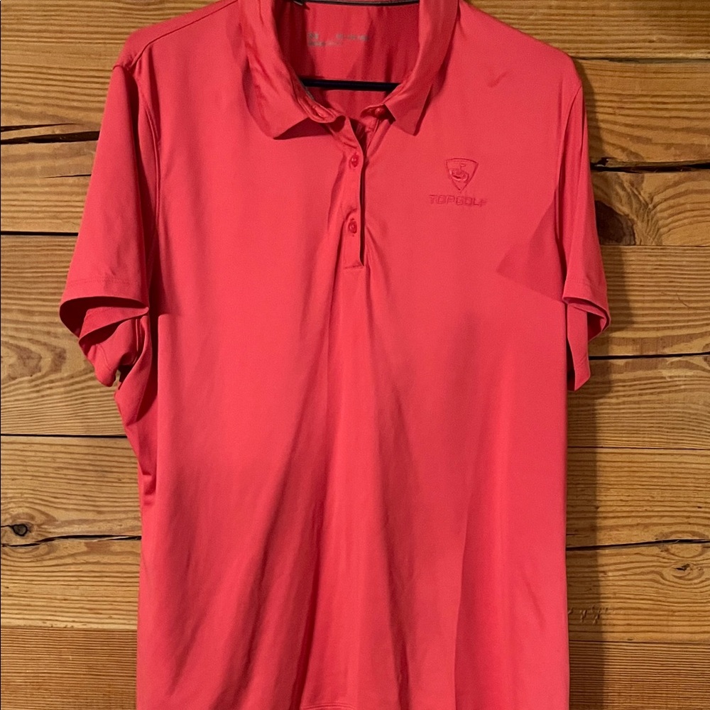 Under Armour Vivid Red Polo Shirt